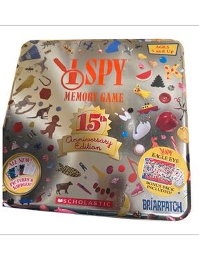 Scholastic I SPY Memory Game - Multicolor Tin used 15th